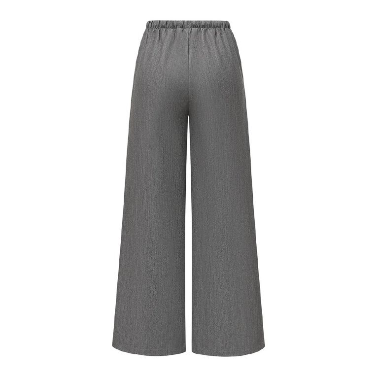 H&H Women's Drawstring Work Pants, Charcoal/Marle, hi-res