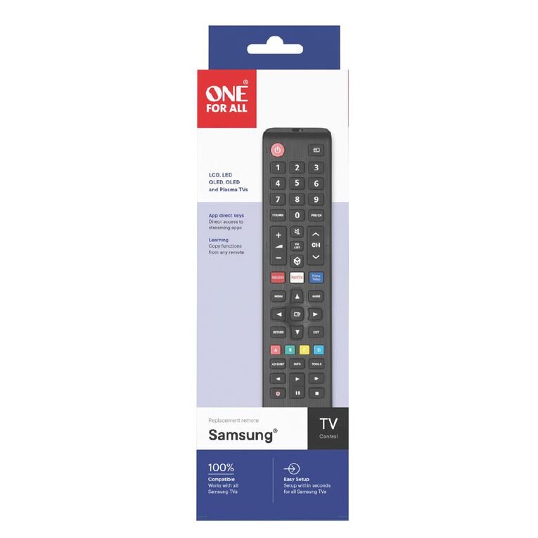 One for All Replacement Remote for all Samsung TVs, , hi-res