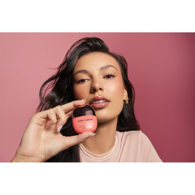 Nude By Nature Dewy Serum Blush Drops 03 Peach Crush, , hi-res