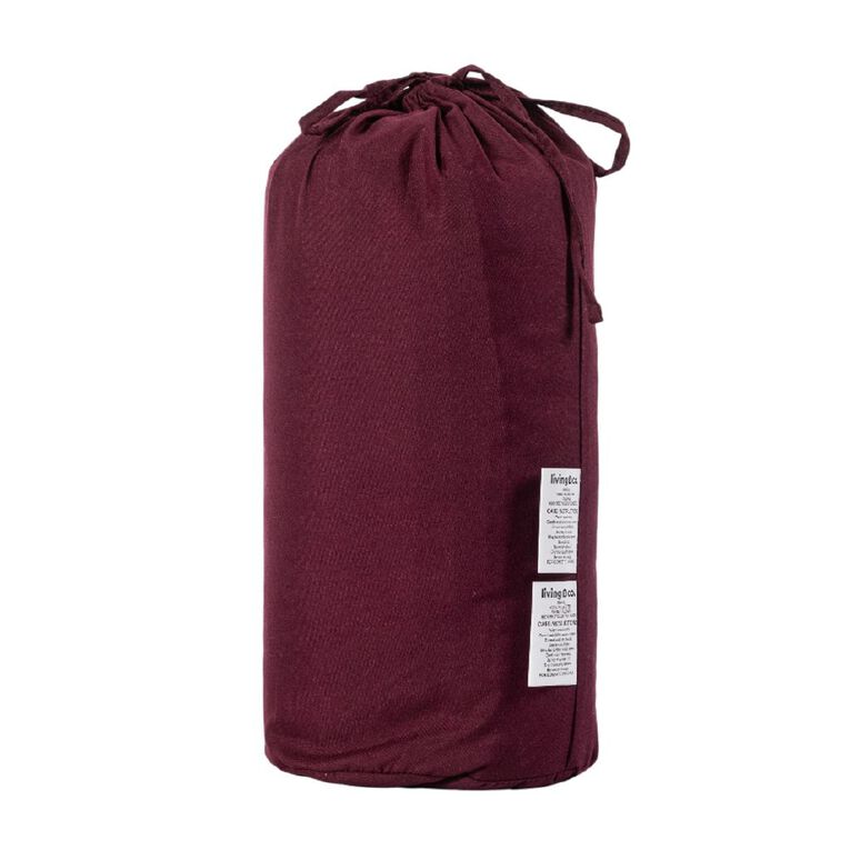Living & Co Microfibre 2 Piece Comforter Set Purple Mid Single, , hi-res