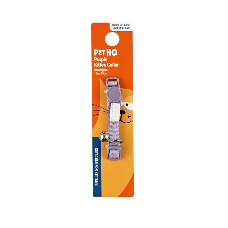 Pet HQ Kitten Collar Purple, , hi-res