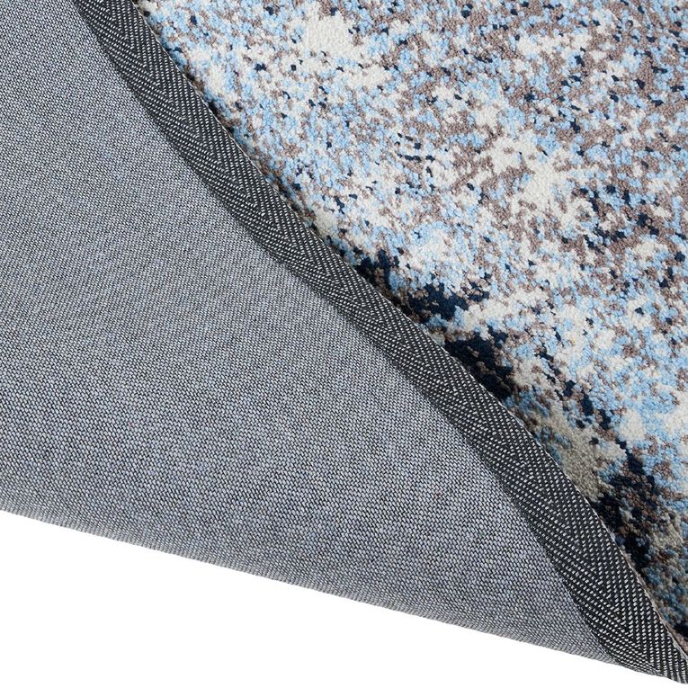 Living & Co Textured Rug Blue 160cm x 230cm, , hi-res