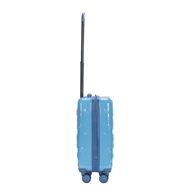 Wander Kids 52cm Embossed Suitcase Space Blue, , hi-res