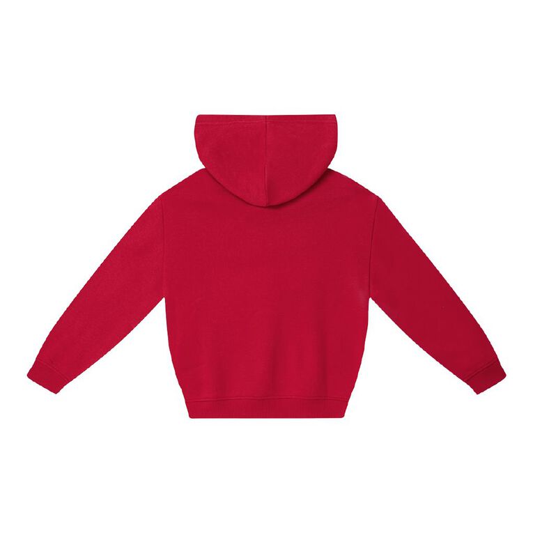Young Original Plain Hoodie, Red Mid, hi-res