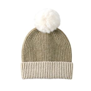 H&H Women's Contrast Rib Beanie