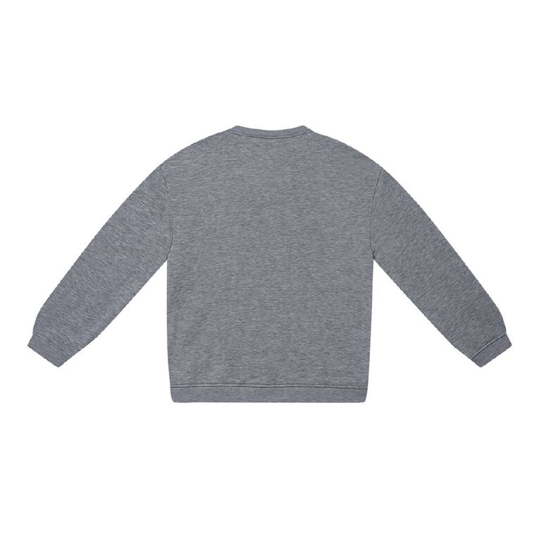 Young Original Basic Crew Sweatshirt, Grey Mid, hi-res