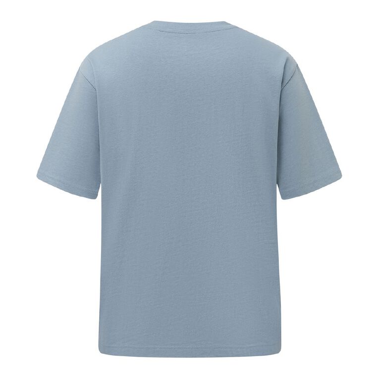 Garage Men's Heavyweight Boxy Tee, Blue Mid, hi-res