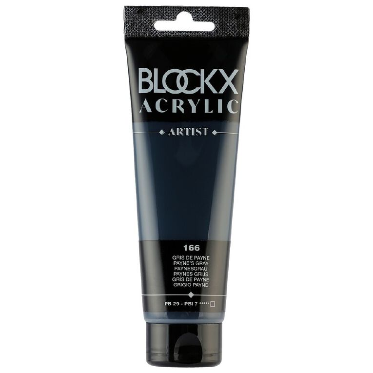 BLOCKX Acrylic Tube Payne Grey 120ml, , hi-res