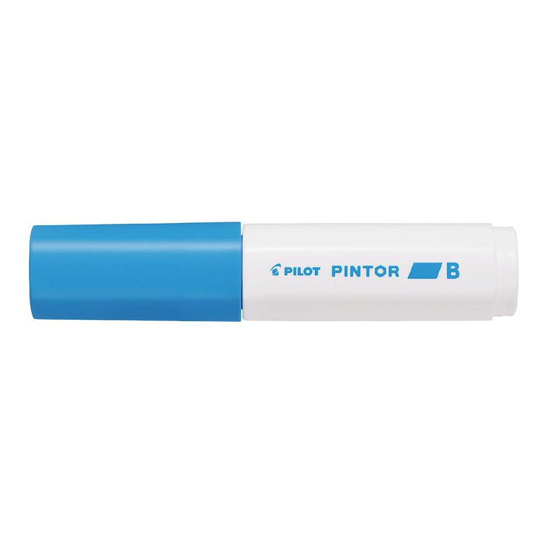 Pilot Pintor Marker Chisel Broad 8.0mm Tip Blue Light, , hi-res