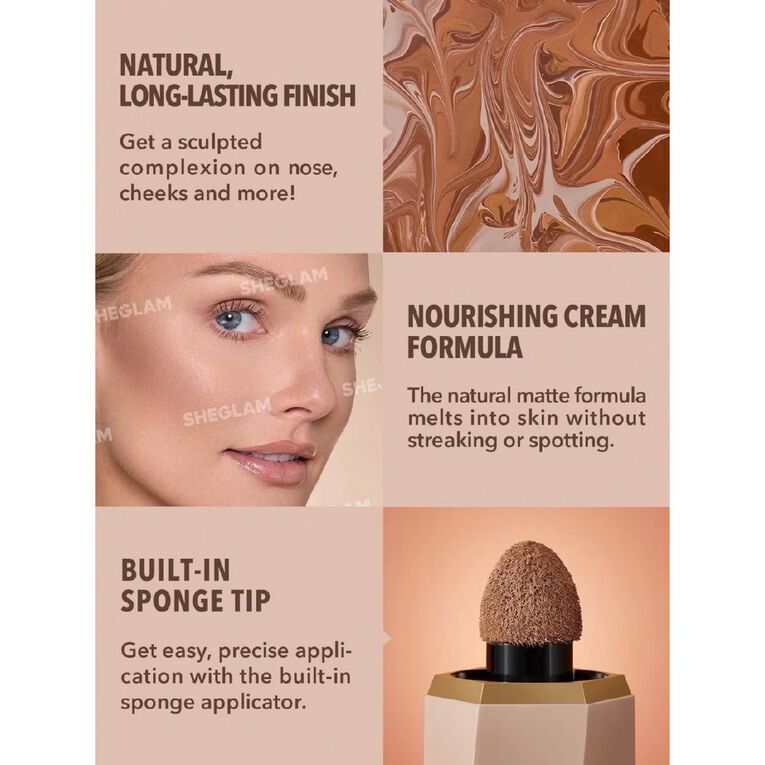 Sheglam Sun Sculpt Liquid Contour Clay 5.2ml, , hi-res