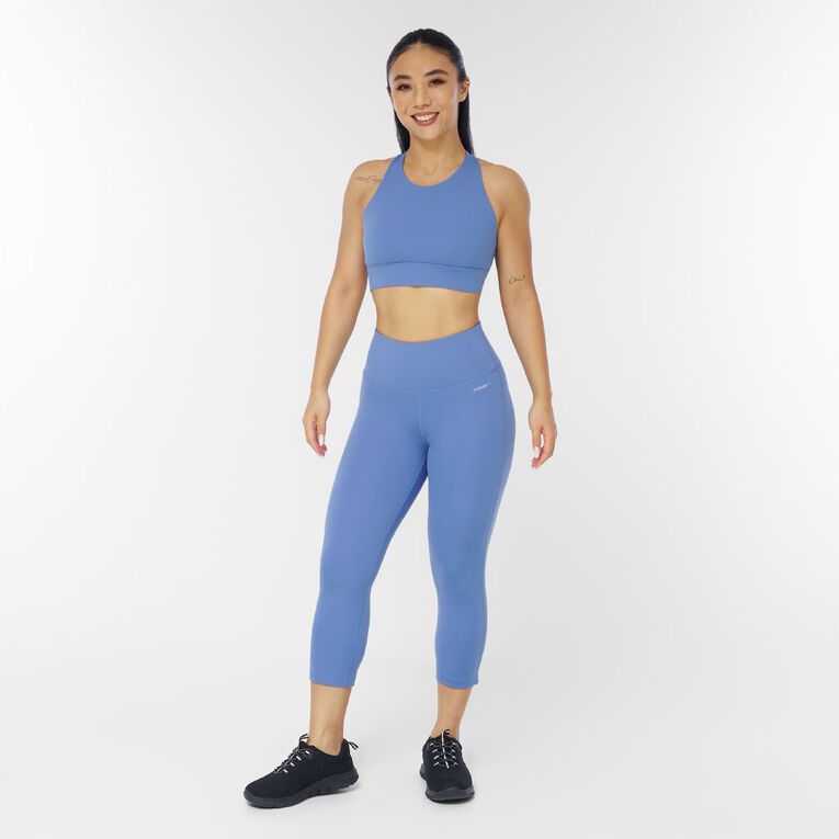 Active Intent Women's Performance Crop, Blue Mid, hi-res