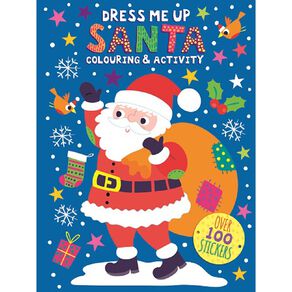 Dress Me Up Santa Colouring Activity