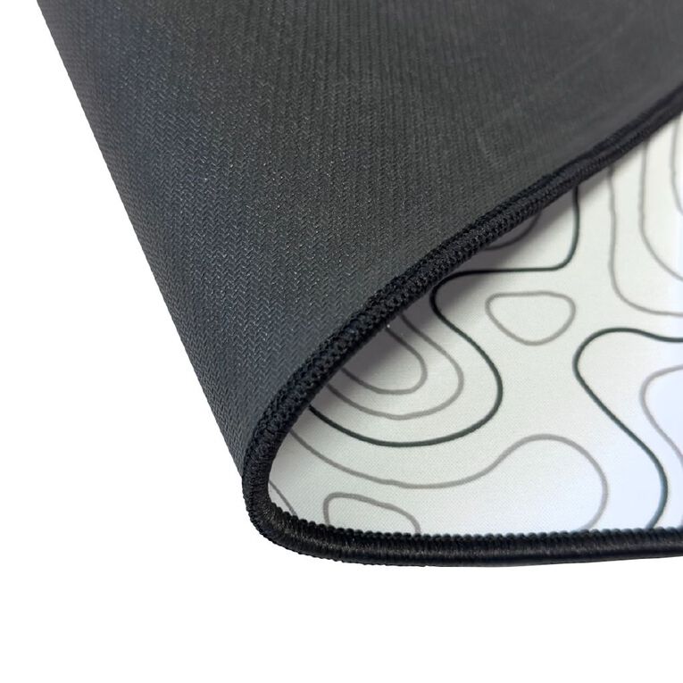 Playmax Topography X2 Mouse Mat White, , hi-res