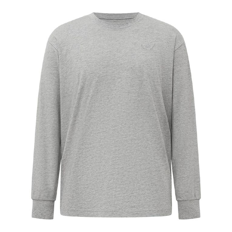 Garage Men's Heavyweight Boxy Tee, Grey Marle, hi-res