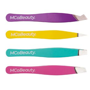 MCoBeauty Perfect Tweezers Professional 4 Pack Set