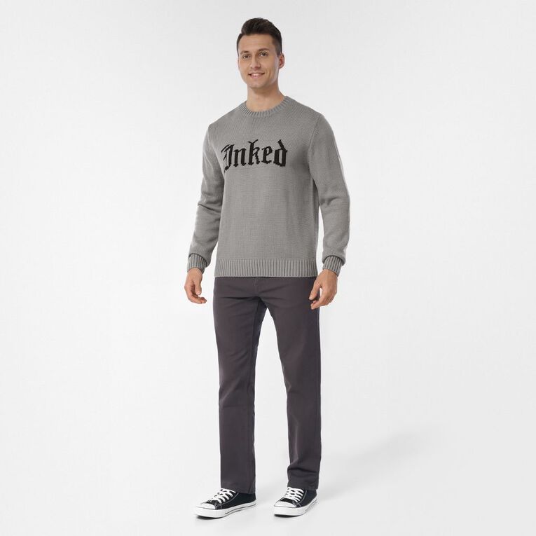 Garage Men's Crewneck Graphic Pullover, Grey Light, hi-res