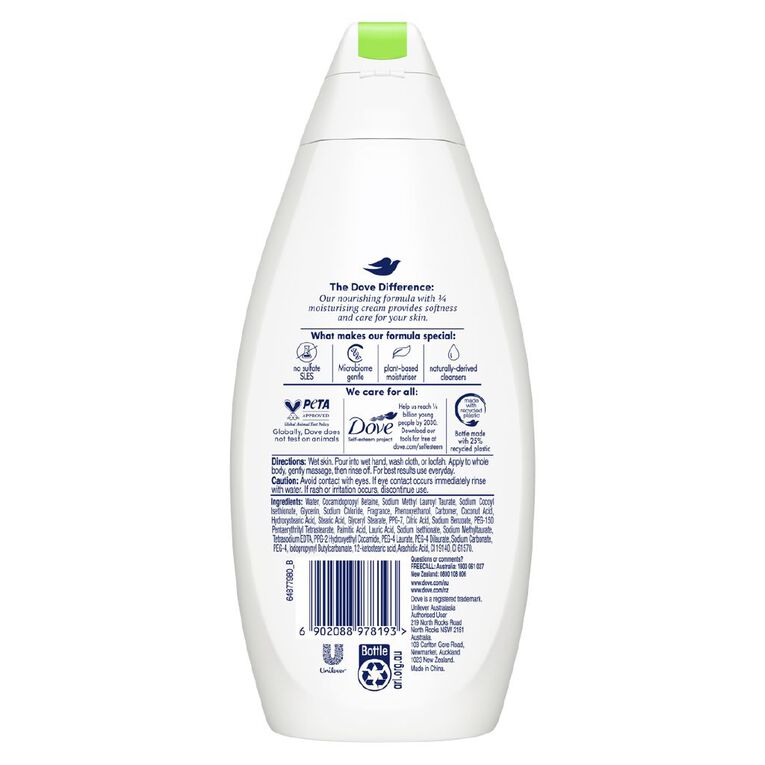 Dove Essential Fresh Care Body Wash 400ml, , hi-res