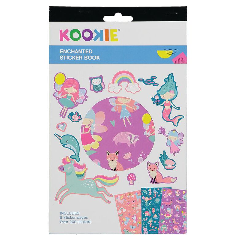 Uniti Sticker Book 6 Page Enchanted, , hi-res
