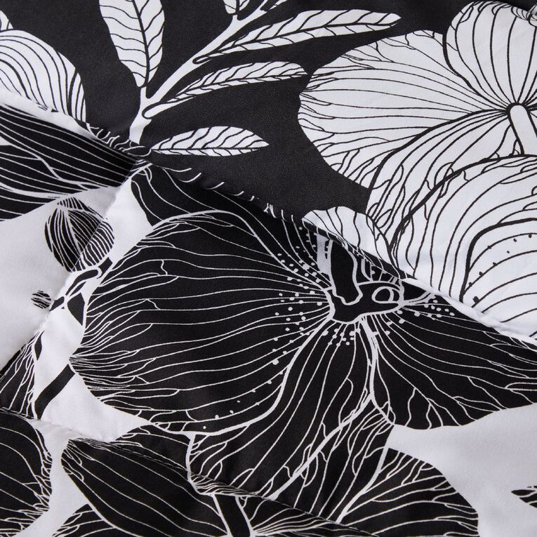 Living & Co 3 Piece Comforter Set Printed Sadie Multi-Coloured Queen, , hi-res