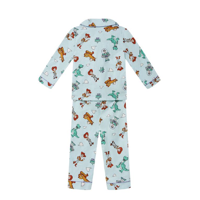 Toy Story Boys' Knit and Flannelette Pyjama Set, Blue Light, hi-res