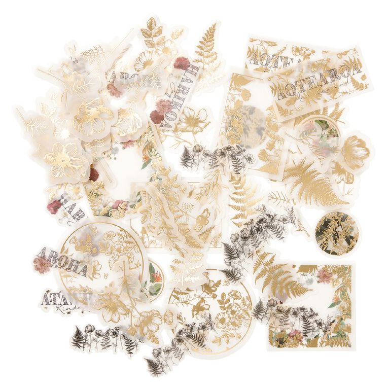 Uniti Kiwi Collective Die Cut Shapes Vellum Black/Gold The Warehouse