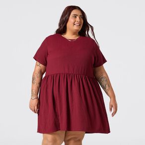 H&H Curve Women's Short Sleeve Tee Dress