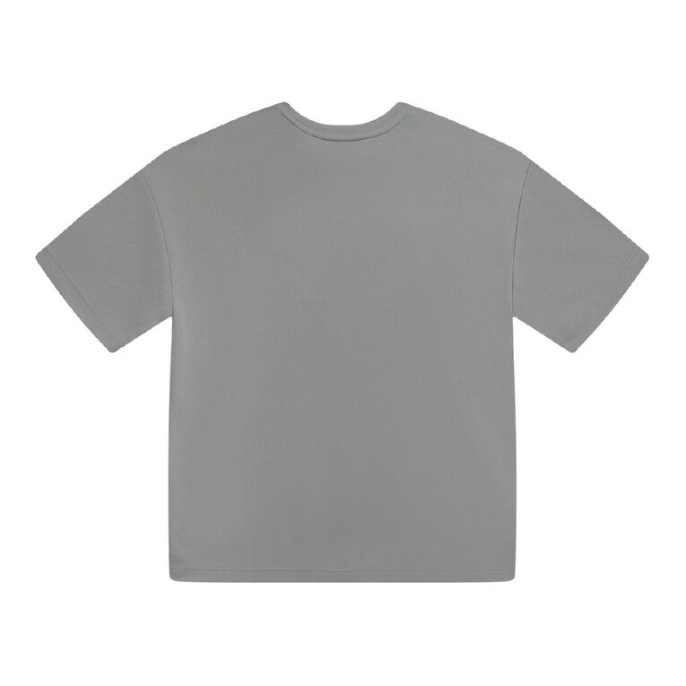 Active Intent Youth Supporter Mesh Tee, Grey, hi-res