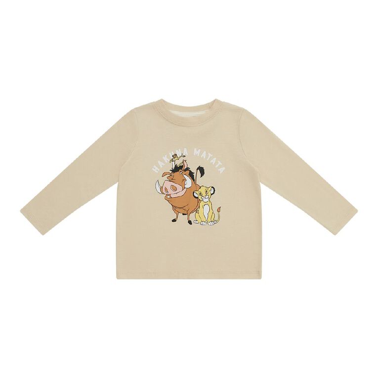 Babyhug Full Sleeves T-Shirt The Lion King Print - Navy Blue