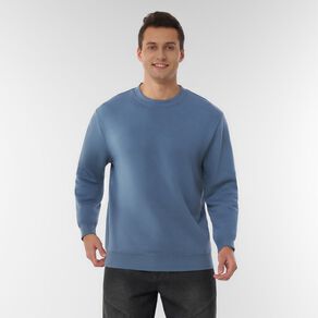 H&H Men's Plain Crew Sweatshirt