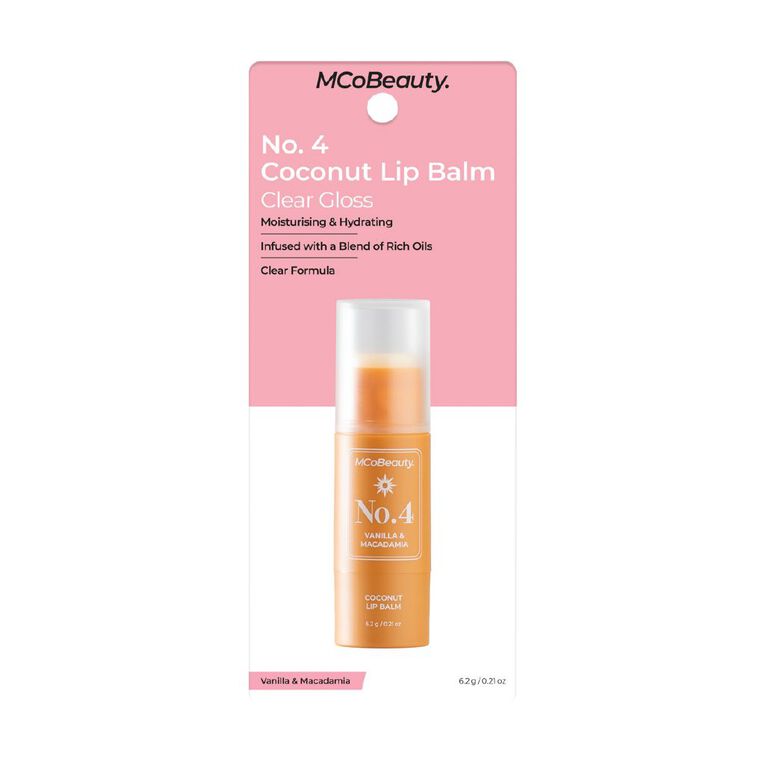 MCoBeauty Coconut Lip Balm No. 4- Vanilla And Macadamia, , hi-res