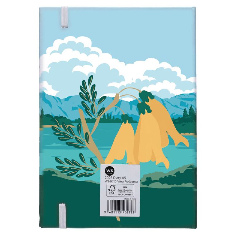 WS 2026 Diary Week to Date A5 Aotearoa, , hi-res