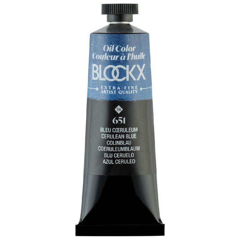 BLOCKX Oil Tube 35ml S6 651 Cerulean Blue, , hi-res