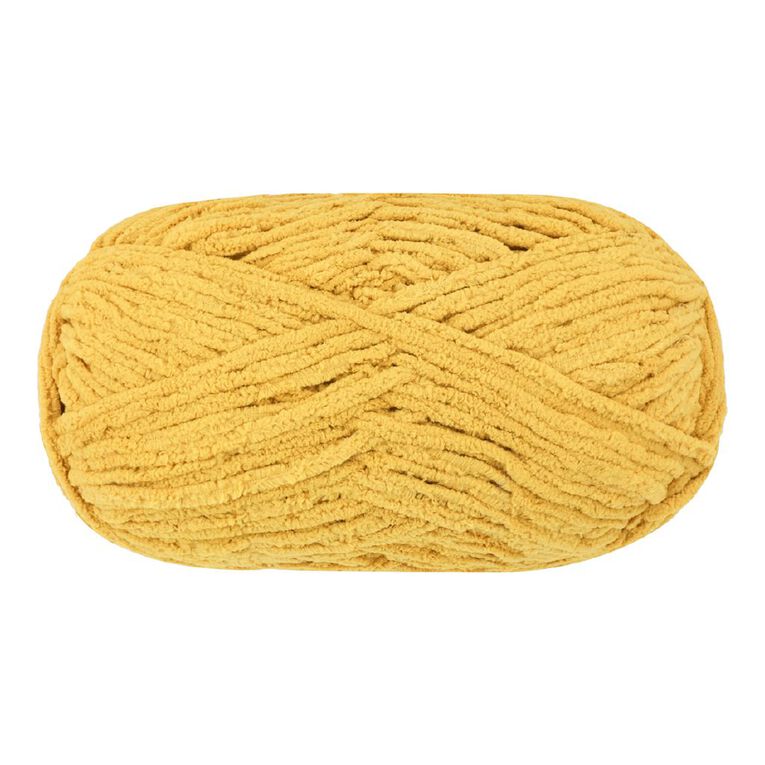 Birch Blanket Yarn 100% Polyester 300G Mustard, , hi-res