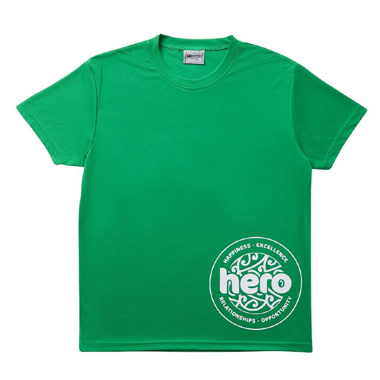 Schooltex Cambridge Middle School Tee with Transfer, Green Mid, hi-res