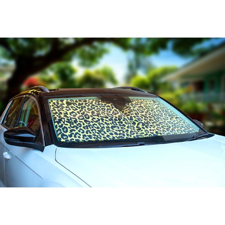Autoworx Folding Car Cheetah Sunshade, , hi-res