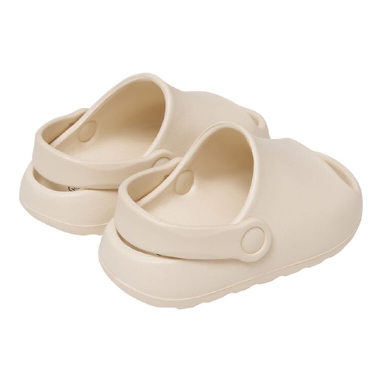 Young Original Junior Kids' Moulded Slides, White, hi-res