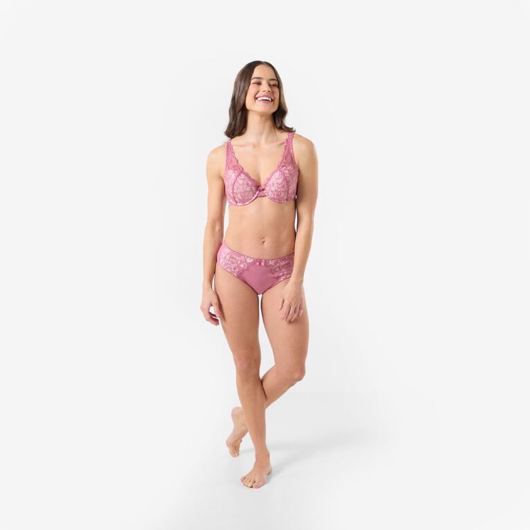 H&H Women's Florence Contour Bra, Pink Mid, hi-res