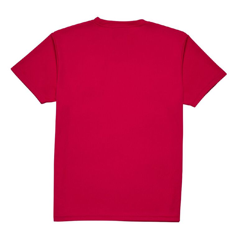 Schooltex Mt Albert Primary PE Tee with Embroidery, Red Mid, hi-res