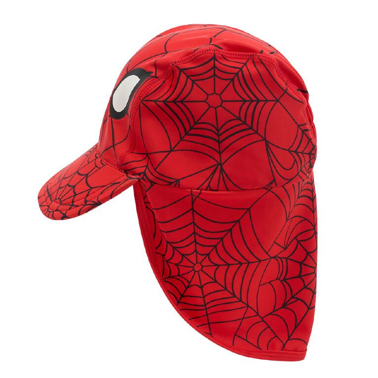 Spider-Man Kids' Swim Legionnaire, Red Mid, hi-res