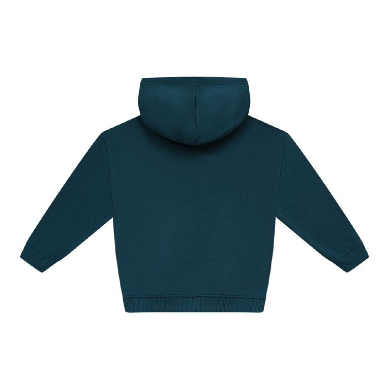 Young Original Plain Hoodie, Blue Mid, hi-res