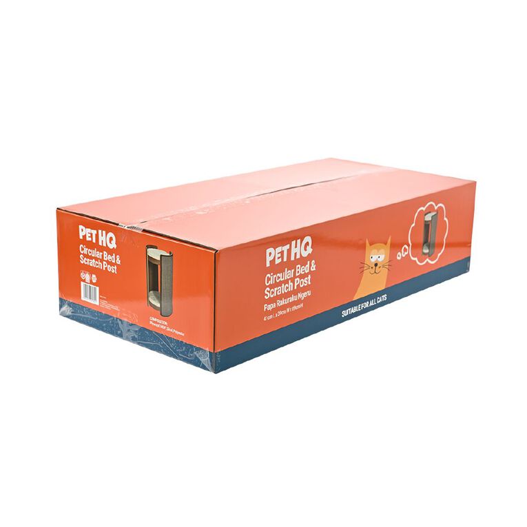 Pet HQ Circular Bed and Scratch Post, , hi-res