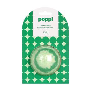 Poppi Bath Bomb Coconut And Lime 100g 100g