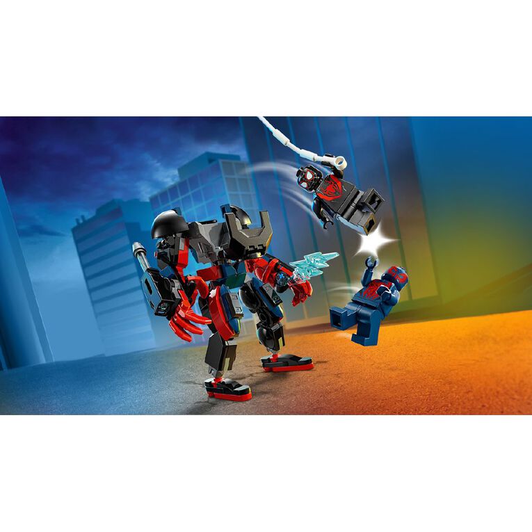 LEGO Marvel Super Heroes Miles Morales Mech vs Spider Man 2099 76337, , hi-res