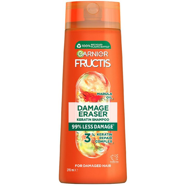 Garnier Fructis Damage Eraser Shampoo 315ml, , hi-res