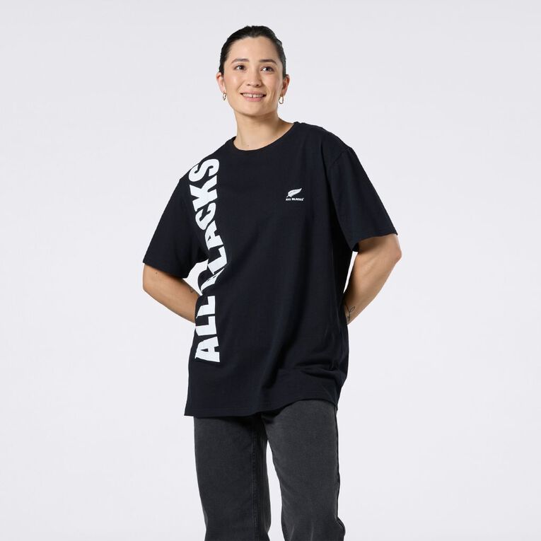 All Blacks Adults' Tee Short Sleeve, Black, hi-res