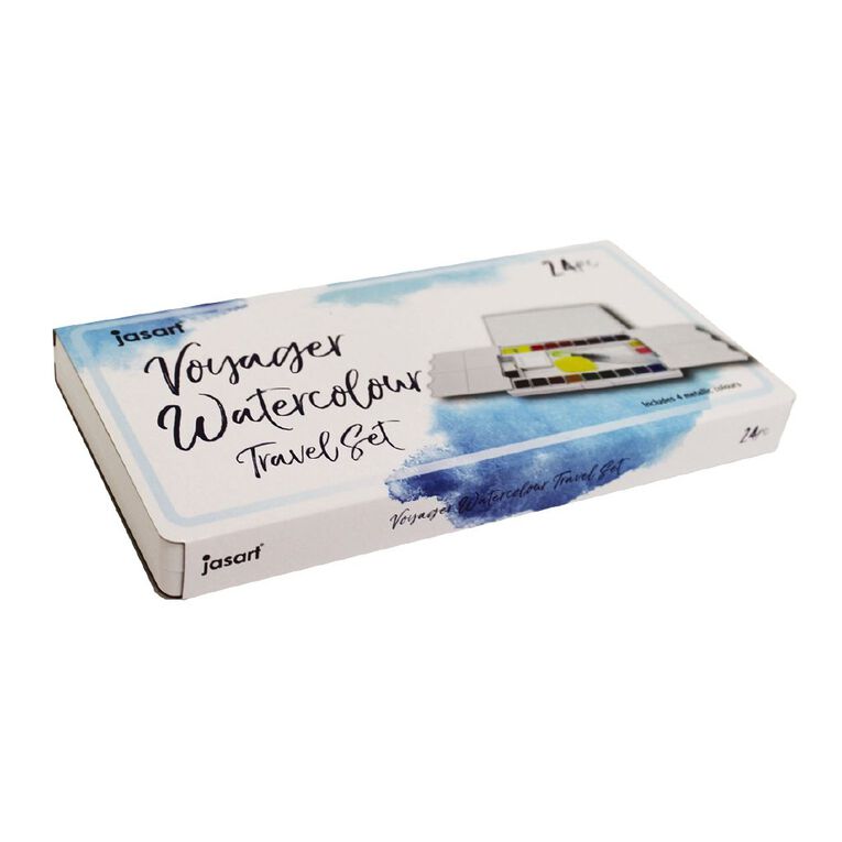 Jasart Art Set Voyager Watercolour Travel 24 Piece, , hi-res