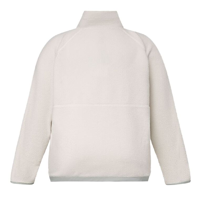 H&H Curve Women's Long Sleeve Polar Fleece, Cream, hi-res