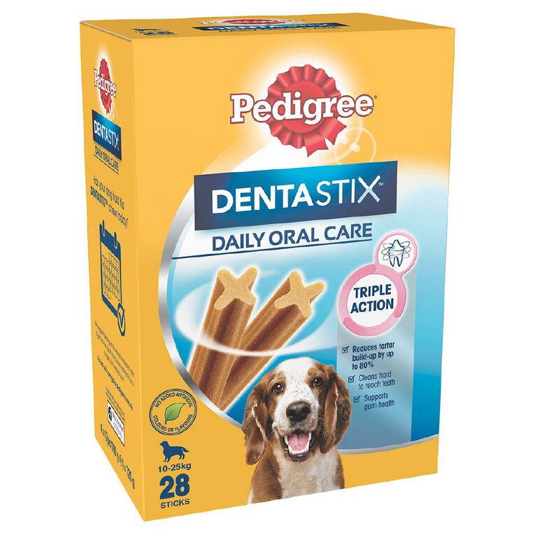 Pedigree Medium Dog Daily Oral Care Dog Treats 28 Sticks, , hi-res