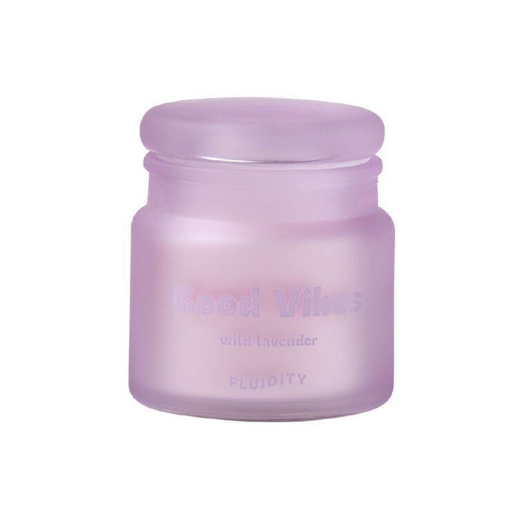 Living & Co Fluidity Scented Candle Wild Lavender 3oz, , hi-res