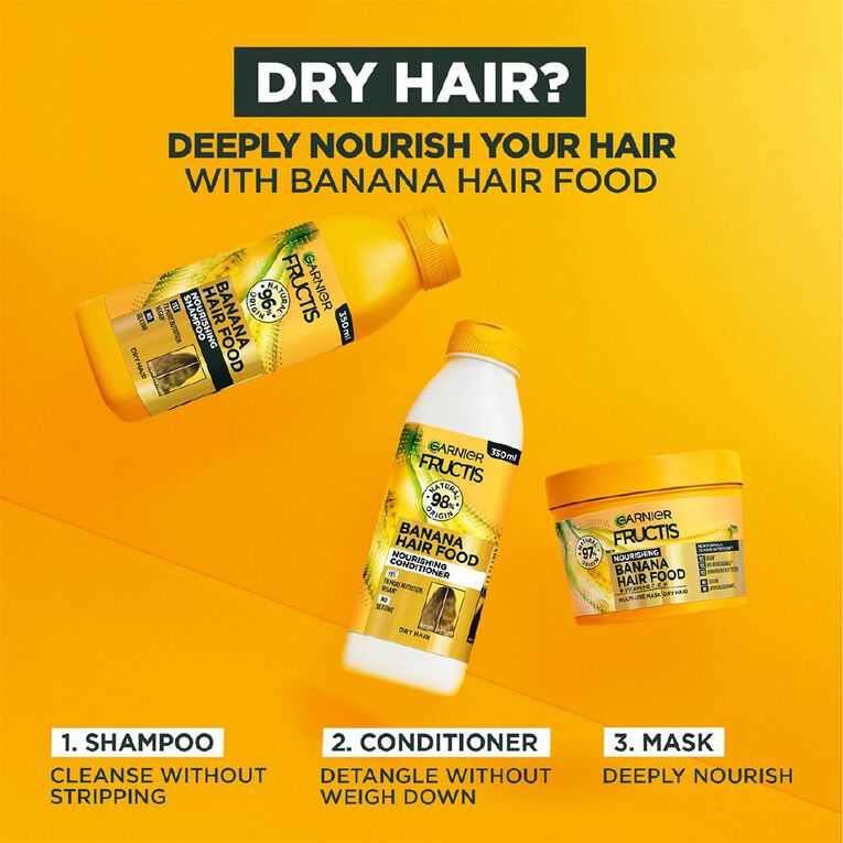 Garnier Fructis Hair Food Banana 390ml, , hi-res